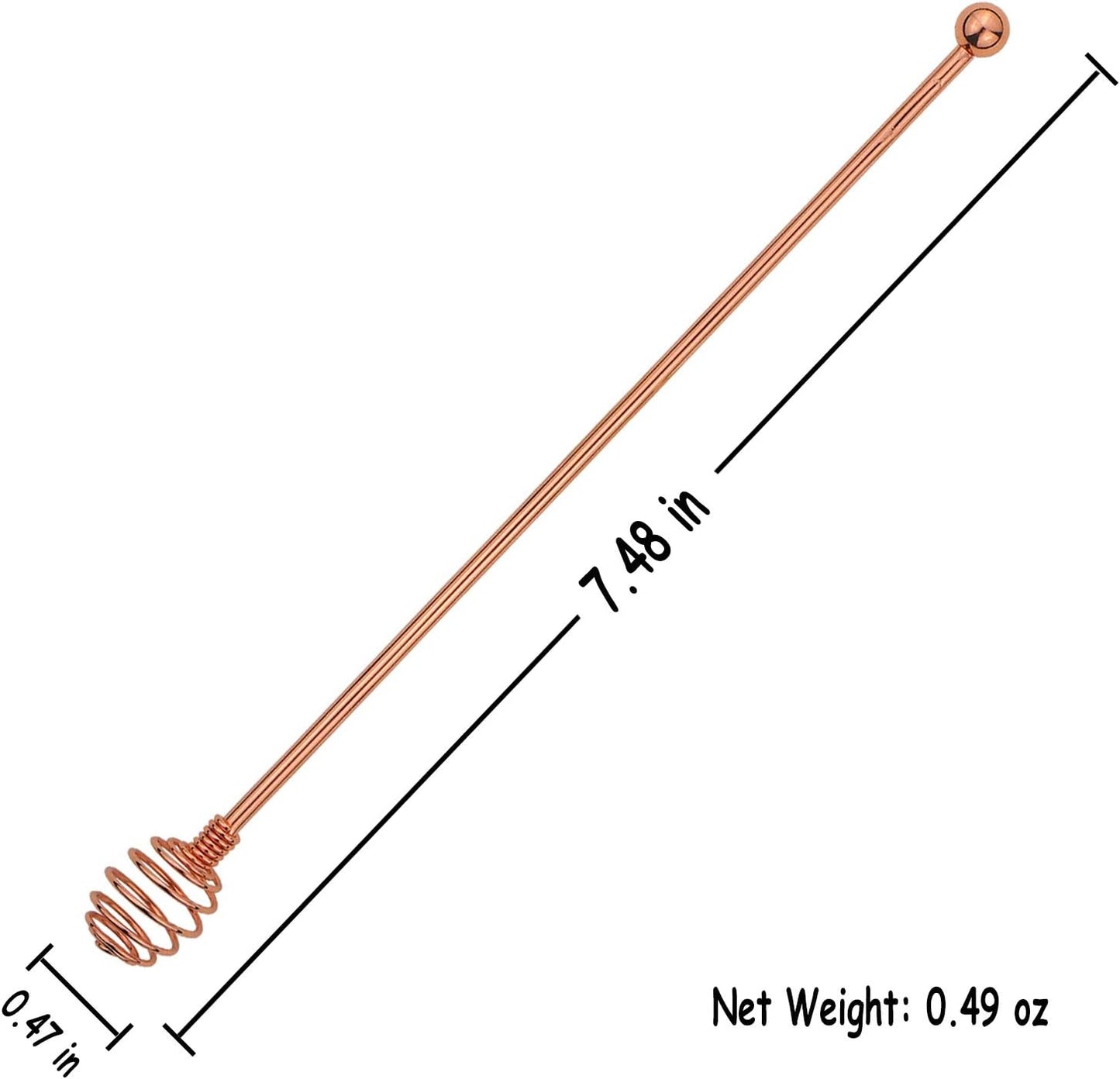 Specialty Spoons,BURLIHOME Stainless Steel Swizzle Sticks Mixing Spoon Spherical Stir Sticks For Coffee/Beverage/Cocktail/Hot Drink,Home Kitchen Party Supplies-4 Pieces.