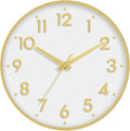Mosewa Wall Clock 10 Inch, Battery Operated Silent Non-Ticking Modern Analog by MOSEWAWALLCLOCK