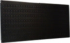 Wall Control Pegboard 16in x 32in Horizontal Black Metal Pegboard Tool Board by Wall+Control