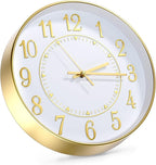 Wall Clock Modern Non-Ticking Battery Operated Silent Wall Clocks Simple Style - Image 2