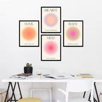 NCYEL 4 colorful abstract halo posters angel number positive energy - Image 5