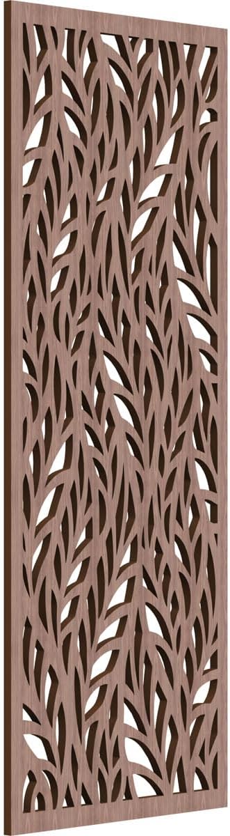 15 3/8"W x 39 3/8"H x 3/8"T Ortonville Decorative Fretwork Wood Wall Panels by EkenaMillwork