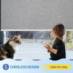 Motorized Blinds with Remote, Cordless Smart Blinds with Valance Cover - Image 4