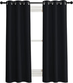 NICETOWN Complete 100% Blackout Curtain Set, Double Panels, Thermal Insulated & by NICETOWN