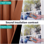 NICETOWN 100% Blackout Blinds, Burnt Orange, Laundry Room Decor Window - Image 4