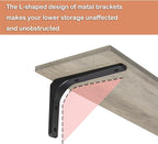 DINZI LVJ Long Wall Shelves, 39.4Inch Wall Mounted Shelves Set of 2, Extra - Image 4