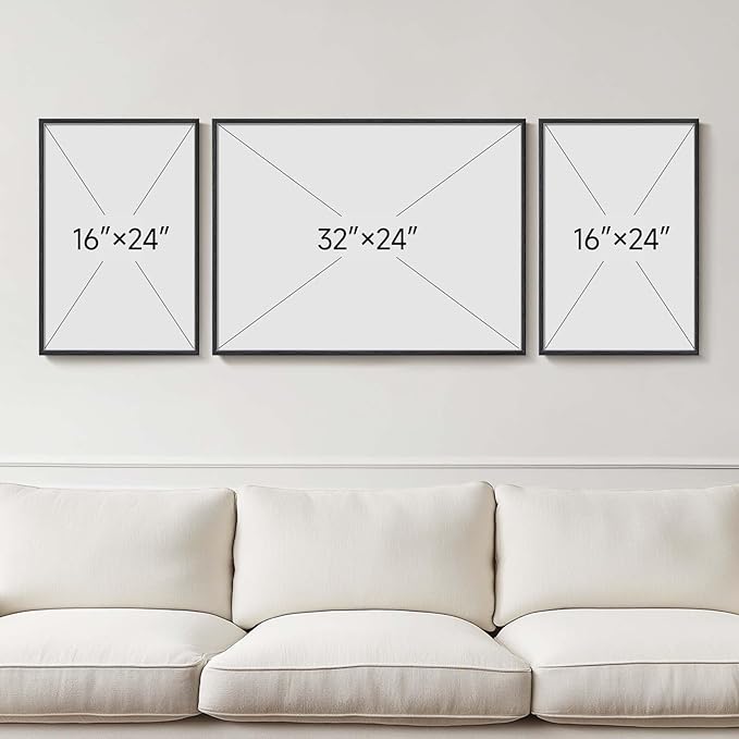 Large Framed Modern Luxury Large Wall Art - Image 3
