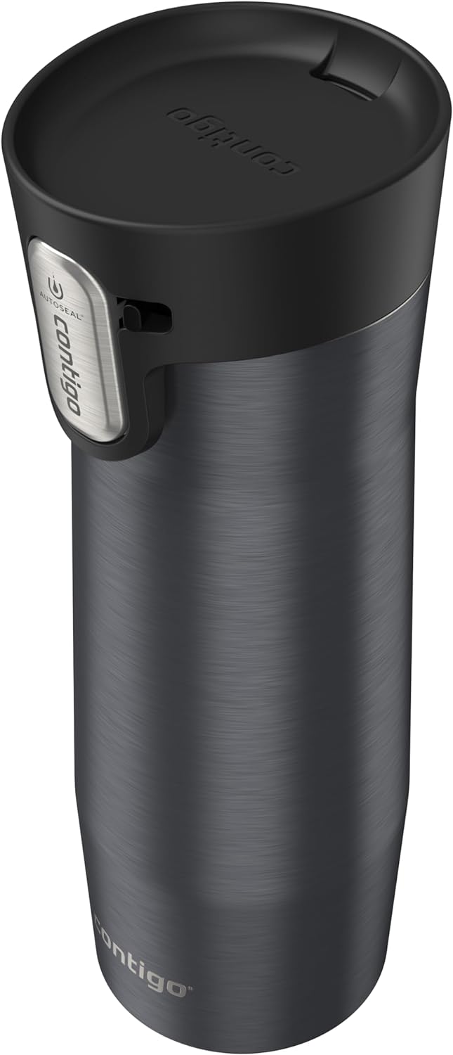 Contigo AUTOSEAL West Loop Vacuum-Insulated Stainless Steel Travel Mug with Easy-Clean Lid 20 oz Sake
