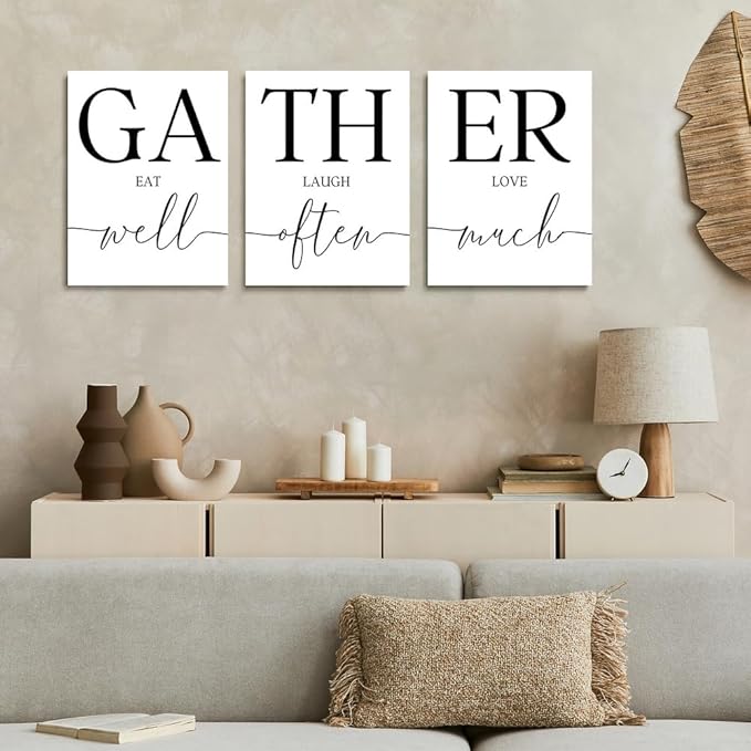 GUBIYU Rustic Farmhouse Wall Art Set of 3 - Image 4