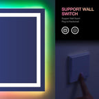 LOAAO 48"X32" LED Bathroom Mirror - Image 6