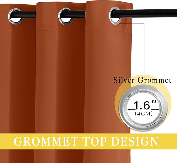 NICETOWN Blackout Curtains 120 inch Length - Image 5