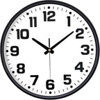 Modern Silent Wall Clock, 10inch Non-Ticking Analog Battery Operated Clock by MABPEDO