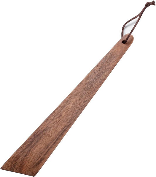 Muso Wood 9.8" Acacia Wood Spatula for Cooking, Small Wood Flipper, Non-Stick Spatula Set, Multi-Purpose Spatulas for Flipping, Serving, Scraping & Turning (Set of 1)