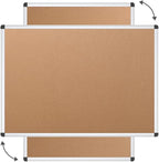 VIZ-PRO Cork Notice Board, 48 X 24 Inches - Image 3