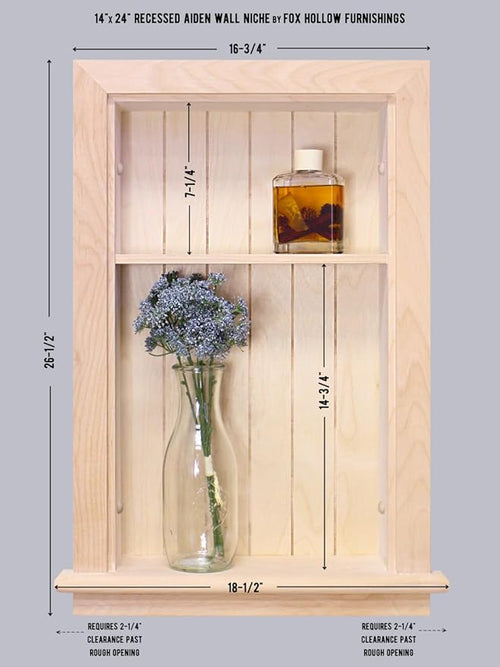14x24 Recessed Aiden Wall Niche - Image 2