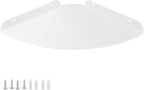 Small Floating Corner Shelves Metal Corner Wall Mounted Shelf Curved Corner - Image 6