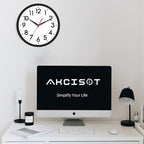 AKCISOT Wall Clock 10 Inch Silent Non-Ticking Modern Clocks Battery Operated - Image 6