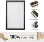 Large Framed Green and White Abstract Wall Art - Image 6