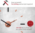 Presentime & Co Large Frameless DIY Wall Clock - Image 2