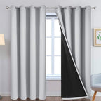 Yakamok 90 Inch Long 100% Blackout Curtains by Yakamok