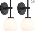 SANTOSTOCK Black Wireless Rechargeable Wall Sconces by SANTOSTOCK