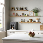 Boswillon Floating Shelves Set of 2, Modern Wall Shelves - Image 2