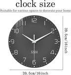 XNM Minimalist Large Clocks for Living Room Round Wall Clock Battery Operated - Image 5