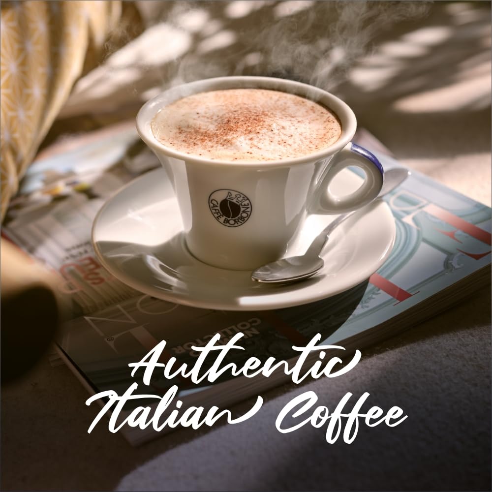 Caffe Borbone, Whole Bean Coffee Blend, Espresso Intenso, Medium Roast, Roasted and Freshly Packaged in Italy, 2.2 Pound Bag (Pack of 2)