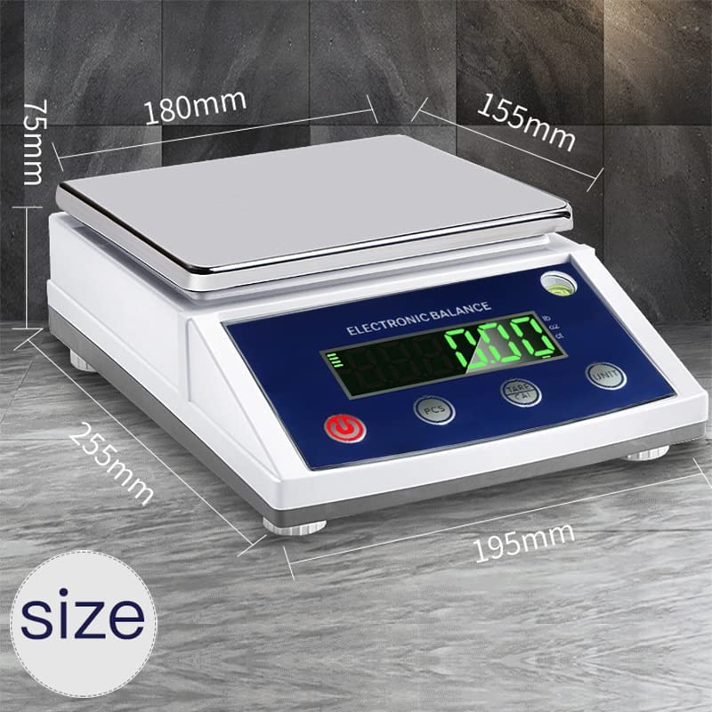 High-Precision Laboratory Digital Analytical Balance Electronic Scales Industrial Scale (3kg/0.01g (Square Pan))