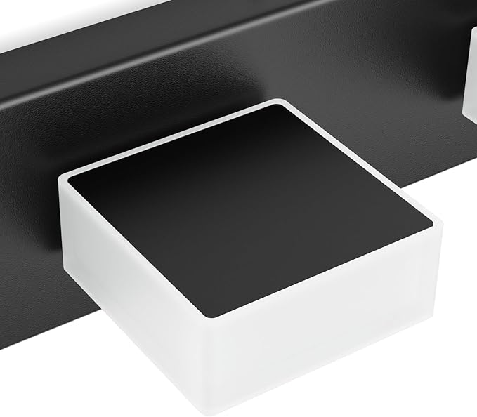Ralbay Black Bathroom Vanity Lights 30inch Metal Acrylic LED Modern Bathroom - Image 8