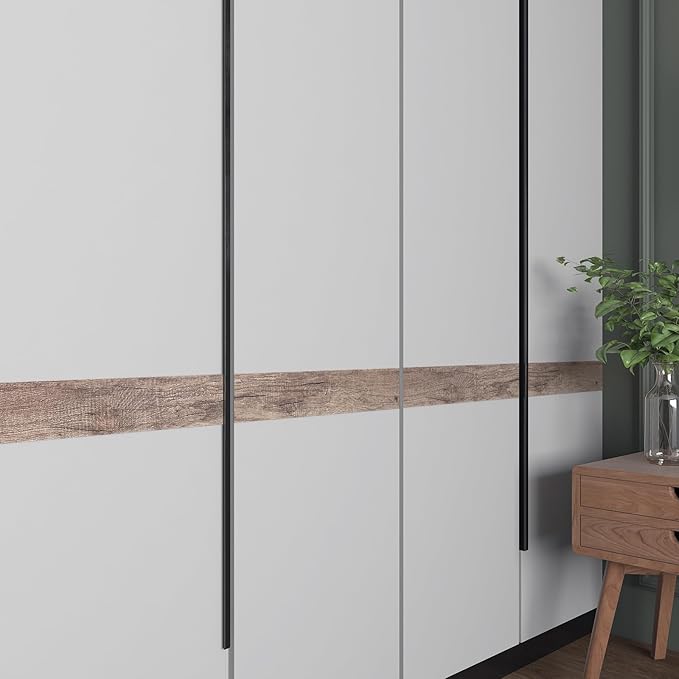 Decotalk Wood Wall Border Wallpaper Border Peel and Stick 3"X590" Wood Contact - Image 5