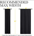 NICETOWN Short Curtains 36 inches Long, Kitchen Window Curtains Over Sink - Image 7
