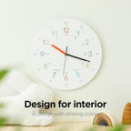 mooas Kids Easy Learning Flatwood Wall Clock - Image 4