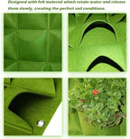 Hanging Planting Grow Bags, 49 Pockets Hanging Vertical Wall Planter Wall - Image 3