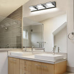 SineRise LED Modern Bathroom Vanity Light Fixtures, Chrome Modern Acrylic - Image 7