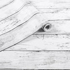 Arthome 17''x120'' White Wood Contact Paper, Peel and Stick Vinyl Wallpaper by ArthomeWALLDECOR