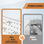 PBHEPJ 10 Pcs Metal Pegboard Panels, Heavy Duty Peg Boards - Image 7