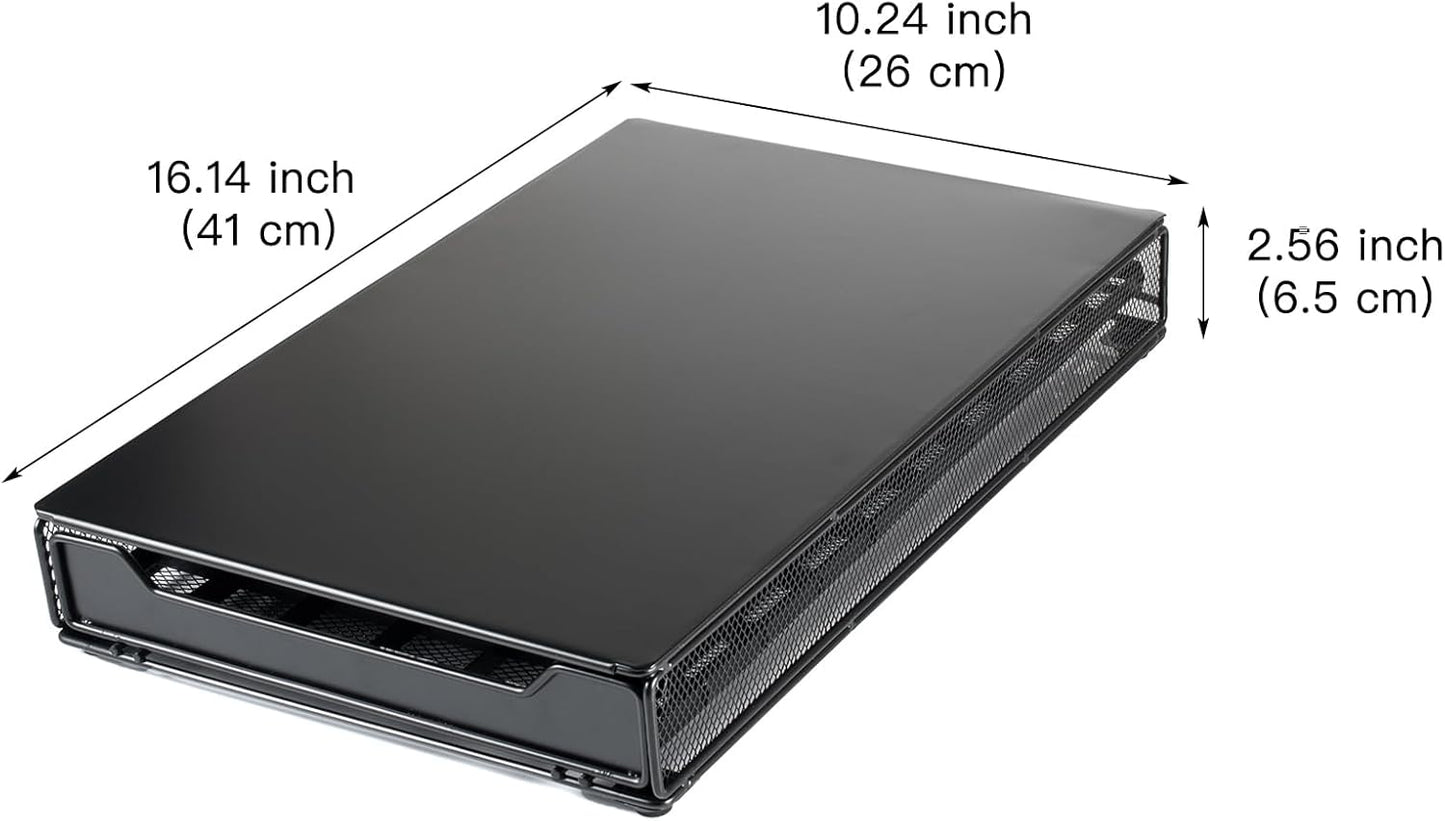 Capsule Drawer Coffee Pod Storage Compatible for Nespresso Support Metal Holder 60 Pcs