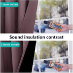 NICETOWN Dry Rose 100% Blackout Lined Curtains, 2 Thick Layers Completely - Image 4