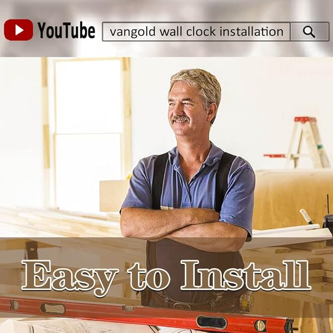 VANGOLD Large DIY Wall Clock Modern 3D Wall Clock - Image 7