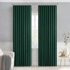 MIULEE Christmas Hunter Green Back Tab Blackout Curtains 84 Inch Length 2 - Image 9