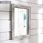AAZZKANG Wall Mirror with Wood Framed Rustic Mirrors - Image 2