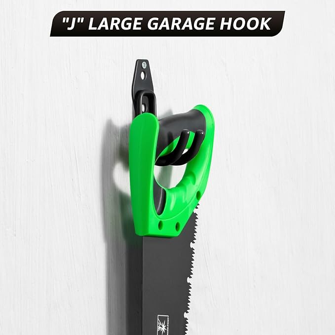 30 Pack Garage Hooks, Heavy Duty Steel Wall Mount Utility Hangers - Image 7
