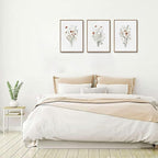 KISSFOX Framed Wildflower Wall Art Floral Canvas Wall Art Flower Pictures Wall - Image 8