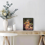 Hamduker Garden Black Cat Wall Art Pictures Funny Preppy Cat Wall Art Decor - Image 4