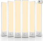 6 Pack Under Cabinet Lights Wireless, 58 LED Motion Sensor Light Indoor by AVEVA