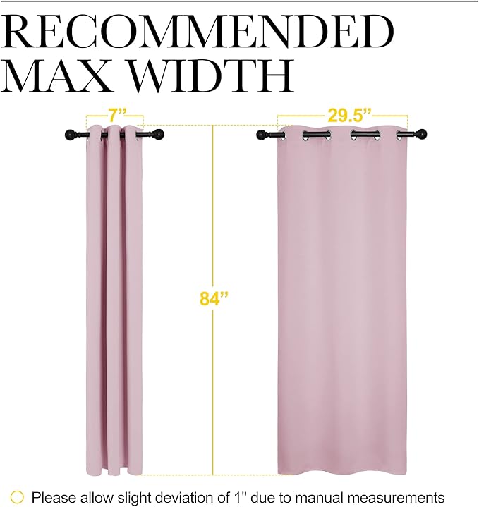 NICETOWN Blackout Draperies Curtains - Image 8