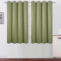 LEMOMO Sage Green Thermal Blackout Curtains/52 x 54 Inch/Set of 2 Panels Room by Lemomo