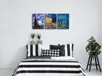 Wieco Art 3 Panels Canvas Prints of Vincent Van Gogh Paintings Reproduction - Image 3
