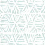 Peel and Stick Wallpaper Modern Geometric Wallpaper 17.3" x 78.7" Green and by Fiula